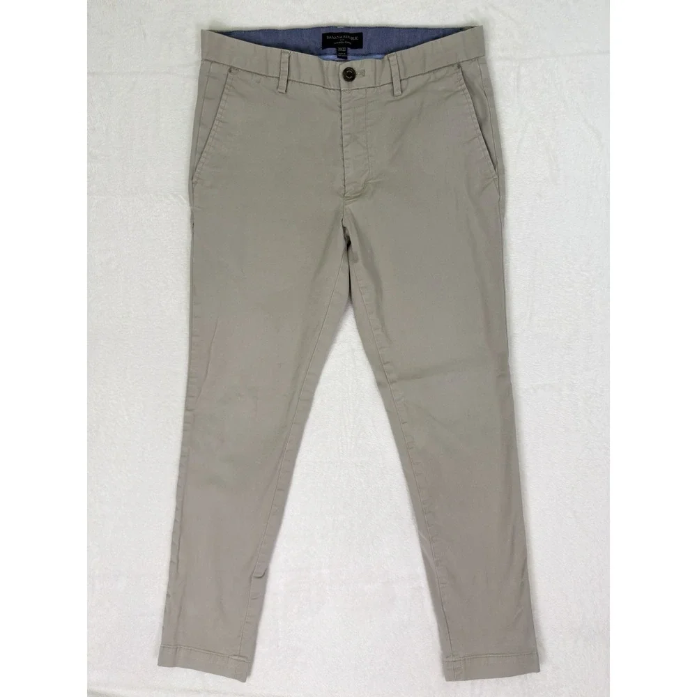 Banana Republic Pants Mens‎ 31x32 Tan Khaki Mason Chino Athletic Tapered Fit